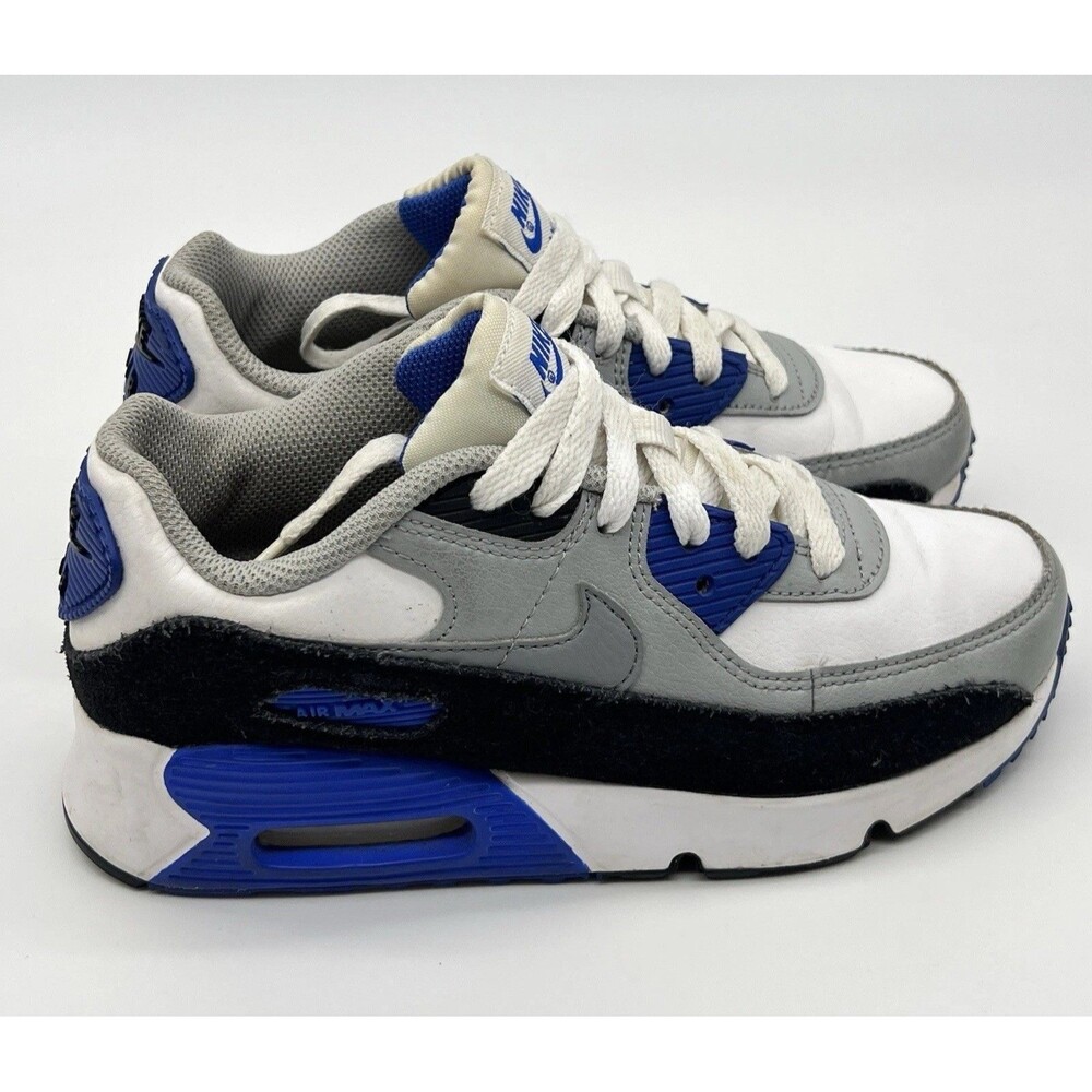 Nike Air Max 90 Hyper Royal White Grey Blue CZ9442-100 Size 3Y  No Insoles